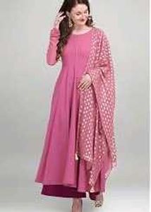 Elegant Pink Kurta with Dupatta