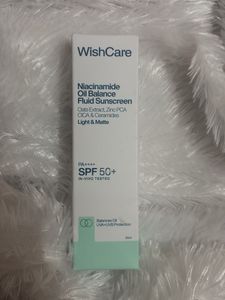 WishCare Niacinamide Oil Balance Fluid Sunscreen S