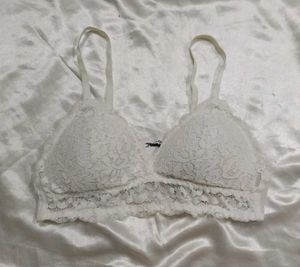 White Lace Bra