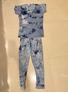 Tie-Dye Sleepsuit Set