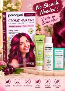 Paradyes Glossy Hair Tint - Berry Plum