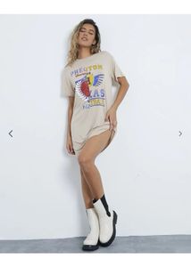Vintage Graphic T-Shirt Dress