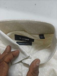 Men's Dotted Button-Down Shirt