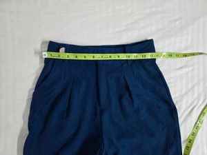 Women's turquoise Wide Leg Pants waist 28