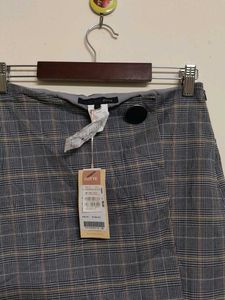 Plaid Mini Wrap Skirt