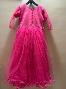 Beautiful Pink Embroidered Gown