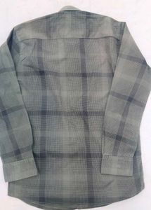 premium Olive Green Casual checked Shirt