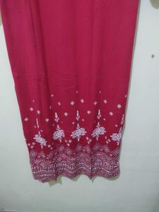 Avaasa Hot Pink Fuschia hi low Kurta