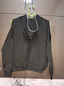 Trendy Cold Shoulder Hoodie