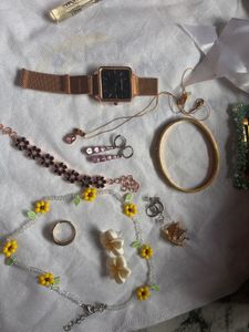 Assorted Makeup &amp; Jewelry Bundle 22 items combo