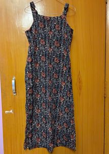 floral print midi kurti
