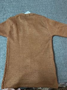 Cozy Brown Knit Sweater