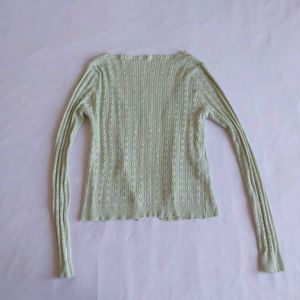 whimsy open-Knit Cardigan  🦌🫧✨️🎀