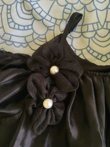 Black Off-Shoulder Party Dress