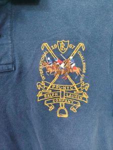 Triple Pony Navy Polo Shirt