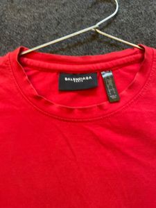 Balenciaga Red T-Shirt