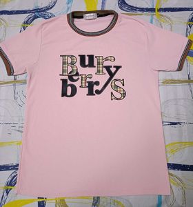 Burberry Pink Logo T-Shirt
