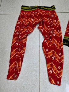 Bandani Patiala pant and dupatta set
