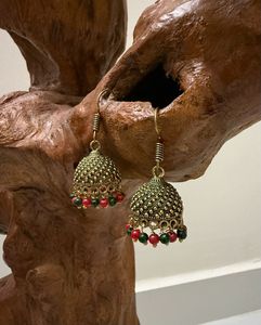 Boho Jhumka Earrings