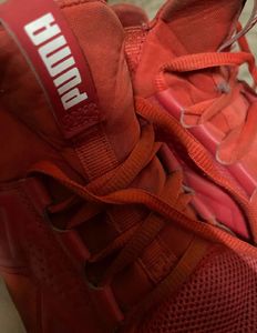 Puma Red Soft foam Running Sneakers UK 5