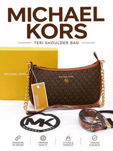 Michael Kors Teri Shoulder Bag Coffee brown 🤎