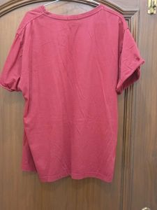 Solid Red Short Sleeve T-Shirt