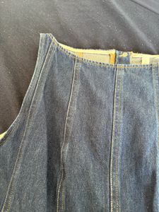H&amp;M Denim Peplum Top