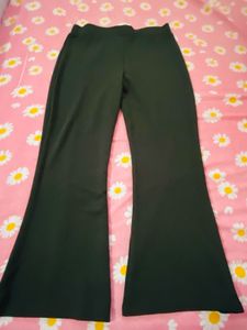 Dark Green Flared Pants