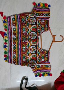 Navratri garba Red Lehenga Choli Set