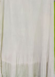 White Ruffle Sleeve Dress