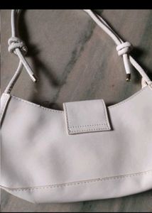 Stylish Cream Hobo Bag