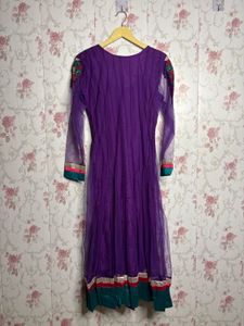 Premium Hand-Embroidered Anarkali Suit