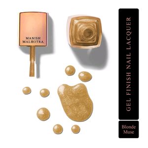 Myglamm manish Malhotra Nail Lacquer Blonde muse 5