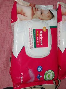 Morrisns Soft Baby Wipes - 72 Pcs