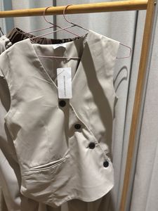 Chic Beige Co-ord Set - Waistcoat &amp; Pants
