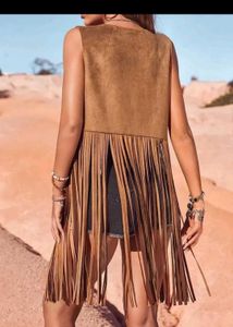 Fringe Suede Vest