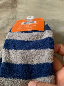 Cozy Striped Fuzzy Socks