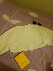 Zara cropped sweatshirt