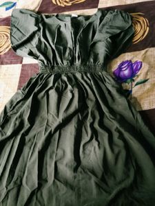 Chic Green Midi Dress