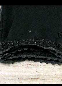 Black Embroidered Kurta set