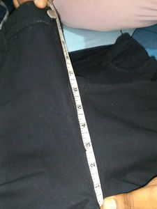 Women Straight Fit Jean's Dark Black