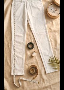 Uniqlo White Denim Pants
