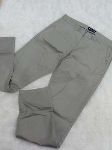 Men's Grey Casual Chinos