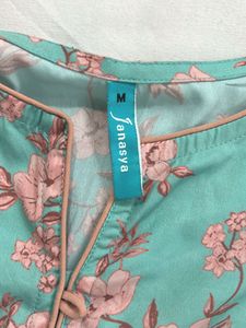 Floral Printed kaftan and pant set