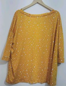 Yellow🟡Polka Dot Top For 52 Bust
