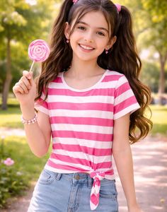 Girls Crop Top