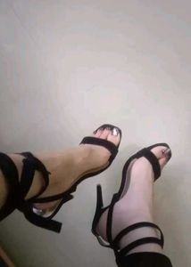 Tie Up Ankle Heels