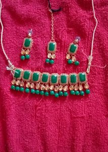 Green Jewelry Set mag tika
