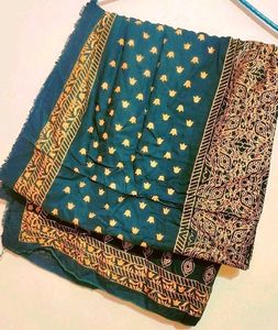 Green Printed Dupatta