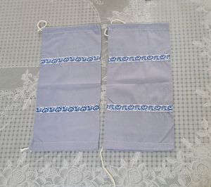 2 Grey Small round pillow or Bolster Covers